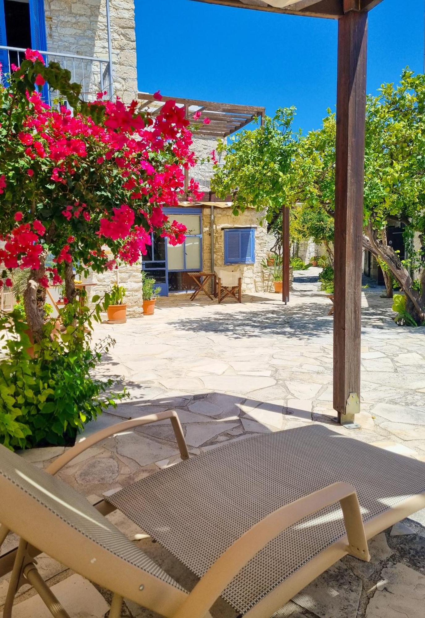 Athena'S Pool Oasis Apartamento Skarinou Exterior foto